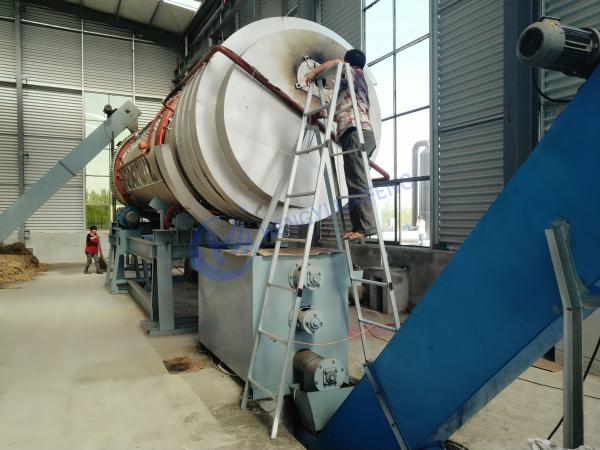 Ligne de production de charbon actif en bois 4-5TPD avec une teneur en cendres ≤ 3%-5% Certifiée ISO