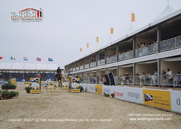 10m X 70m High Peak Two Story Tent For Equestrian Masters