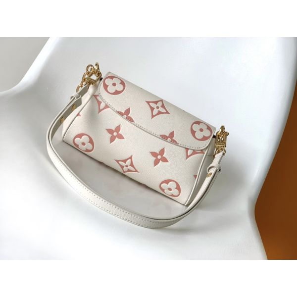 Favorite Creme Mini Sling Bag Branded  LV Rose Trianon Two Monogram Empreinte Leather