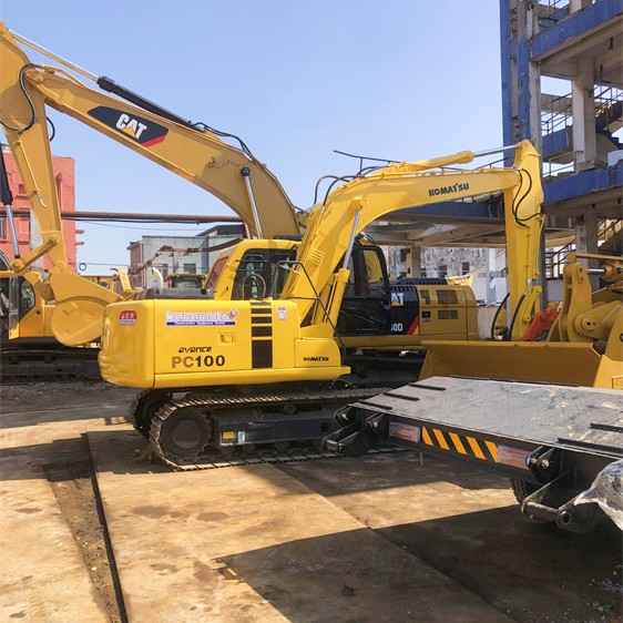 Original Hydraulic Cylinder Komatsu PC 100-6 Excavator 2014 Year Model from Japan