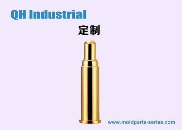 High Current Rate Brass SMT Life Cycle 0.1 Million Cycles Pogo Pin from China Supplier QH Industrial