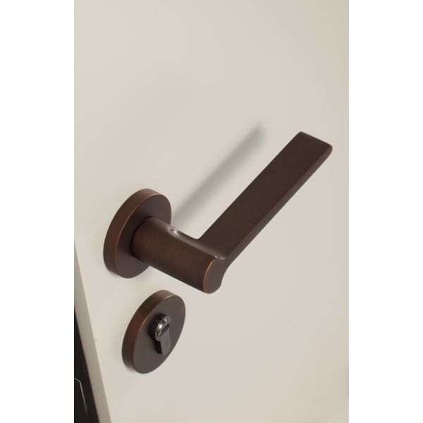 Luxury Outside Bright Solid Modern Gold Door Handles 135mm 63mm