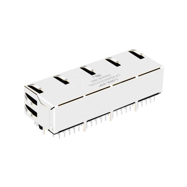 Pulse JG0-0098NL Compatible LINK-PP LPJG48837A31NL 10/100/1000 Base-T Tab Up Green&Orange/Green&Orange LED 1x4 Port Connector Lan RJ45