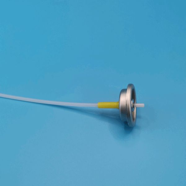 High-Performance One Inch Air Freshener Metered Valve with Silver Aluminum Metal Type