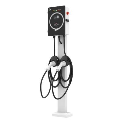 Wall Mounted Portable Ev Charger High Strength With 5m Type 2 Cable RFID Cards Included