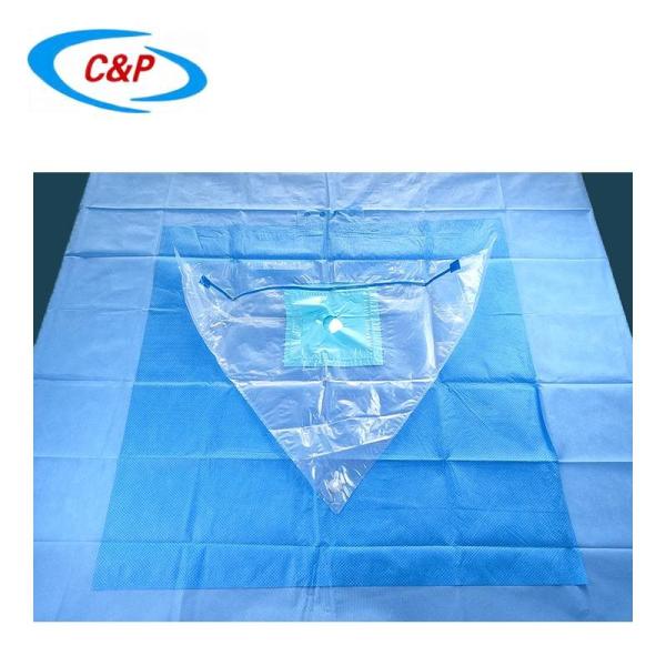 Pacote de cortinas ortopédicas de artroscopia de joelho azul impermeável para hospital/clínica