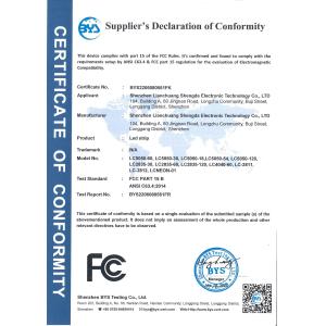 Shenzhen Lianchuang Shengda Electronic Technology Co., Ltd Сертификации