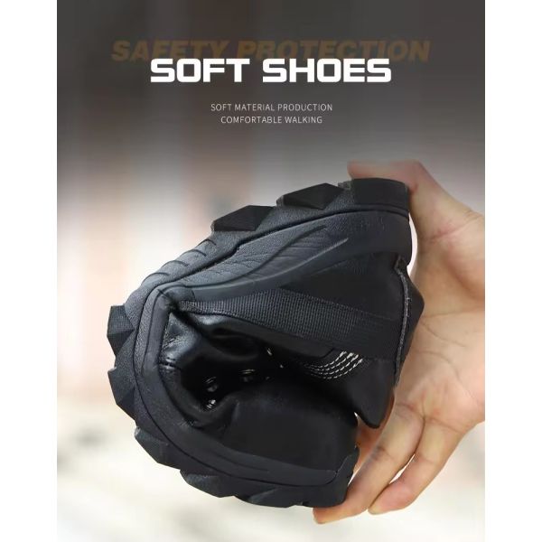 Оптовая торговля высококачественными стальными ногтями Противоразрывные неразрушимые обувь безопасности водонепроницаемые рабочие ботинки для мужчин