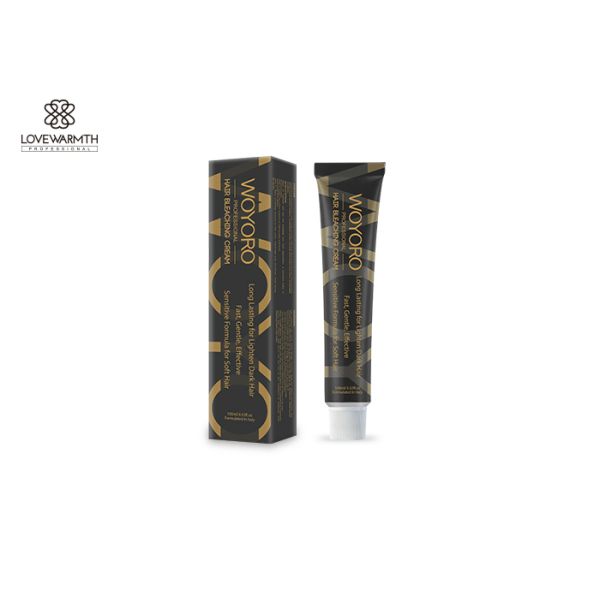 Creme duradouro da mitigação do cabelo, cor sensível do cabelo do descorante da fórmula do cabelo escuro