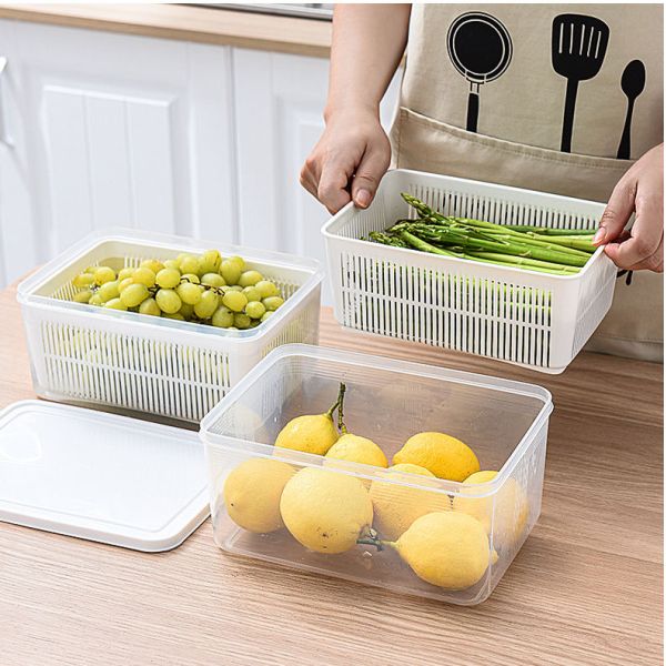 Кухни ящиков организатора холодильника см Bpa воздухонепроницаемое свободной Pp 23*16.5*10.5 ясное