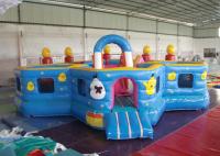 Beau terrain de jeu gonflable imperméable d'enfant en bas âge, location pleine d'entrain de château d'enfants
