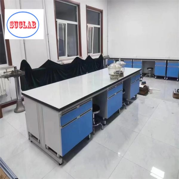 Fire Resistant  Chemistry Lab Workbench Laboratory Bench Malaysia With Chemical Resistant Surface