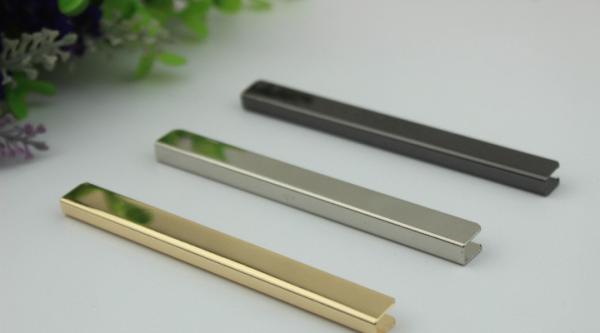 Handbag metal fittings 100 mm length light gold decorative bag corner protector