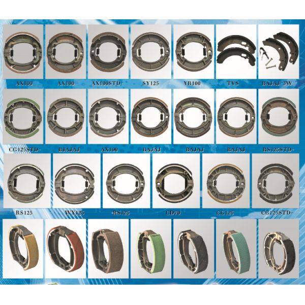 Manufacture SY125 Motorcycle Brake Shoe motorcycle brake shoe lining