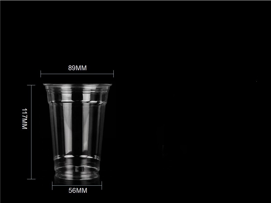 Transparent Disposable Cold Drinking Plastic Cups Capacity 10oz-20oz for Benefit