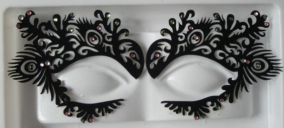 Partido/festival personalizados usando o preto da etiqueta da tatuagem do olho,