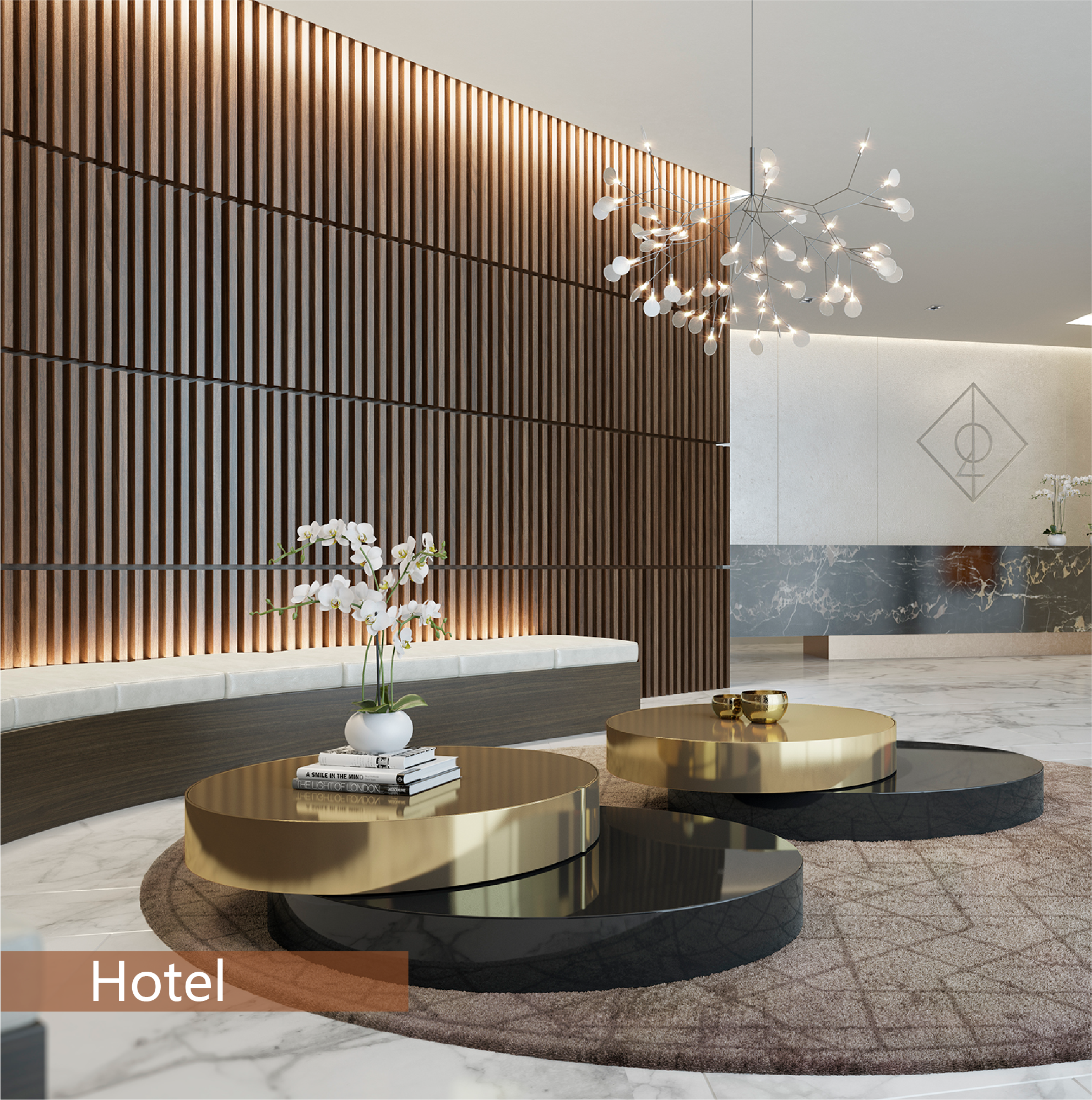 2400 мм натуральный дубовый акустический деревянный стеновой панель с черно-серой фильт