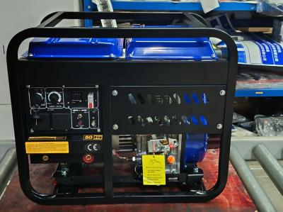 190 Amperes Power Diesel Welding Generator 5.8kw Wide Application Electrical Starting