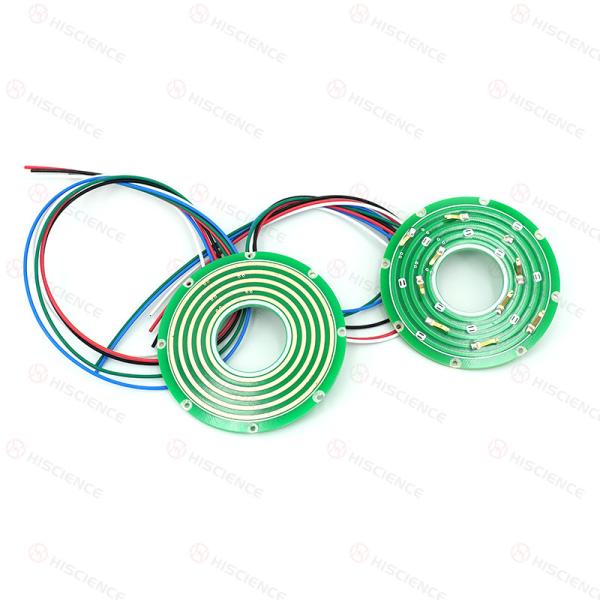 IP51 Pan Cake Slip Ring 4 Circuits 10A Ultra Thin Design Space Saving