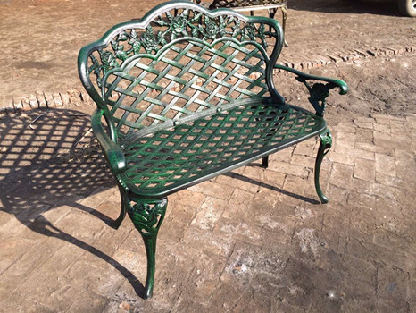 Outside Wrought Iron Table And Chairs Antique Green Butterfly Style