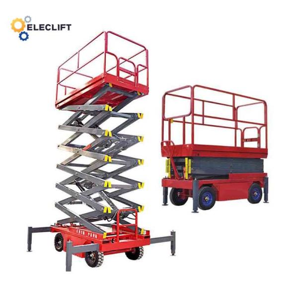 Customizable Battery Powered Mobile Scissor Lift With Overload Protection And Emergency Stop Feature