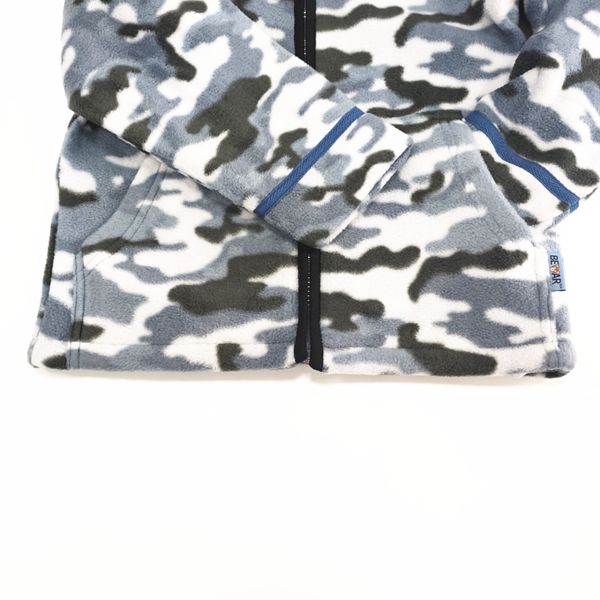 100% Polyester Shell Material Boys Hooded Winter Coat with Cotton Lining and Zipper