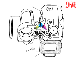  Turbocharger 250-7696 250-7699 10R-3759 175273  Turbo 140KW 152KW