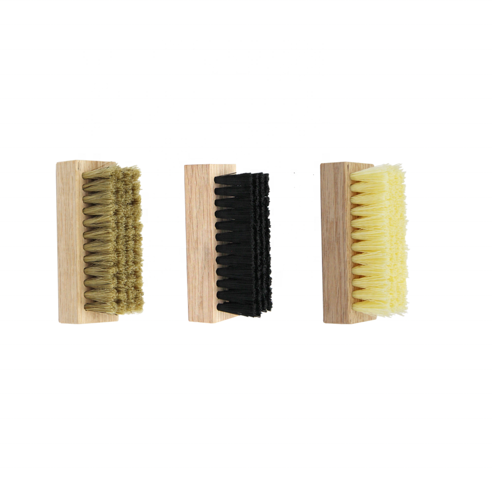 Pelo suave del cerdo del zapato del único de la escobilla de los Pp del pelo pelo plástico duro de madera del medio