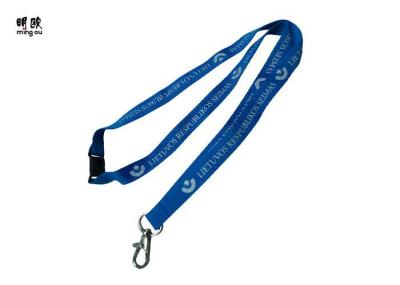Custom Safety Release Lanyards For Neck , Eco Friendly Silk Screen Lanyards
