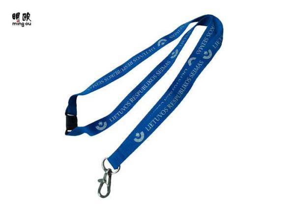 Custom Safety Release Lanyards For Neck , Eco Friendly Silk Screen Lanyards
