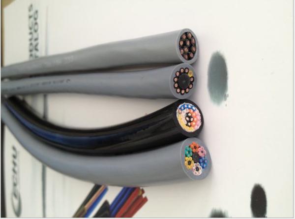 Special Cable for Drag Chains TRVVSP for machine or equipments bending frequently in black/orange Color