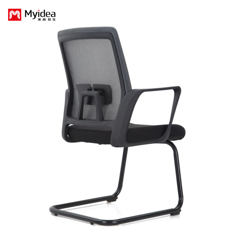 Ergonomic Staff Mesh Chair – High-Density Sponge Cushion, Breathable Mesh Fabric, Quiet Rolling Casters, and Certified Gas Lift Cylinder