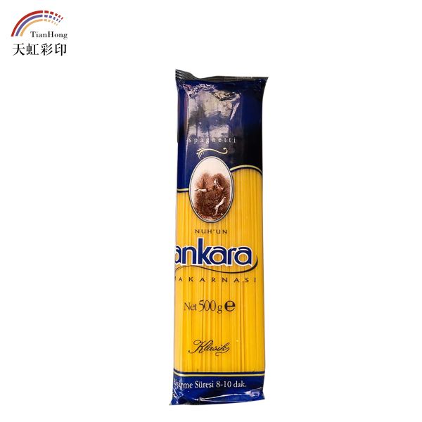 ISO9001/ISO2008 Certified Customized Color Pasta Packaging Plastic Bag for Food Grade