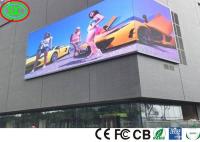 Écran polychrome extérieur P10 d'affichage à LED le grand imperméabilisent l'intense luminosité au-dessus de l'écran visuel du mur LED de 7200cd LED