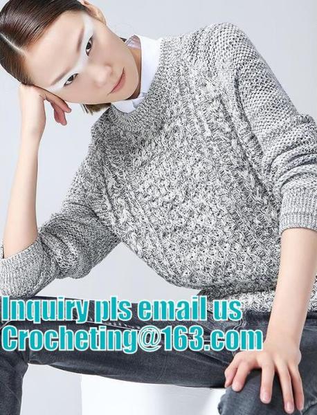 Women Winter Sweater Casual Twisted O-Neck Loose Long Sleeve Sweater Female Solid Cotton Sweaters