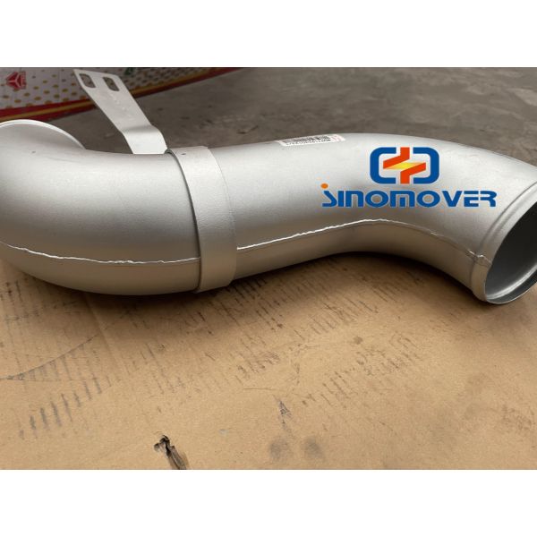 WG9719530123 Sino Truck Spare Parts Intercooler Steel Outlet Pipe