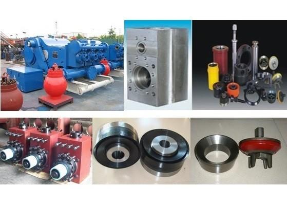 Abrasion Resistance Mud Pump Spare Parts Pistons Valves & Seats Piston Rods & Clamps
