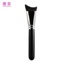 A81 Oblique Angled Shadow Brush Single Wool Powder Blush Brush Cruelty free