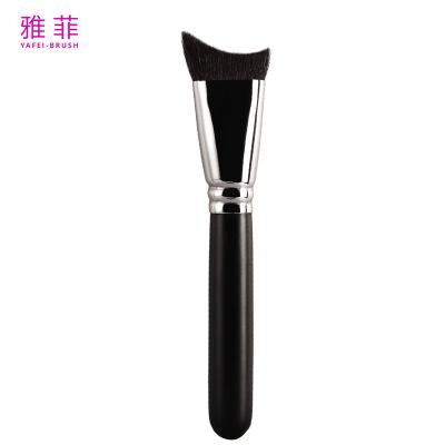 A81 Oblique Angled Shadow Brush Single Wool Powder Blush Brush Cruelty free
