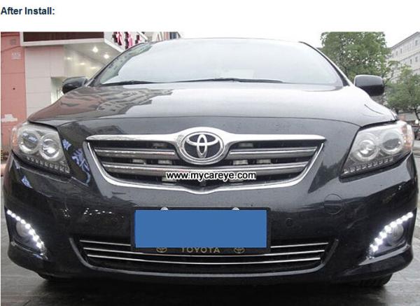 TOYOTA Corolla DRL LED Daytime Running Lights car light replacements