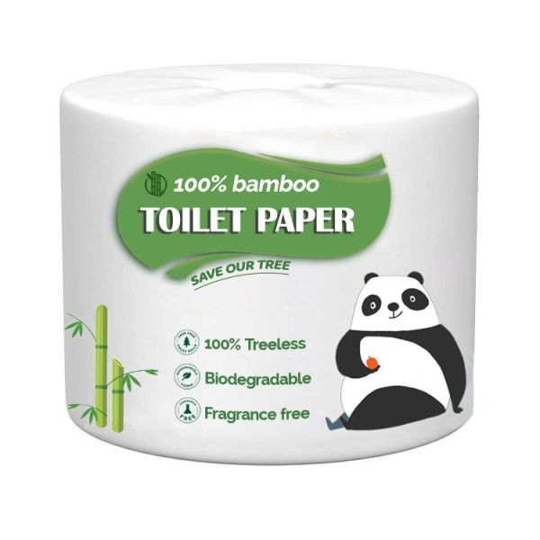 3 Ply Natural Bamboo Pulp Toilet Paper Customized Bamboo Pulp Toilet Roll Organic Bamboo Unbleached 2 Ply Soft Suppliers