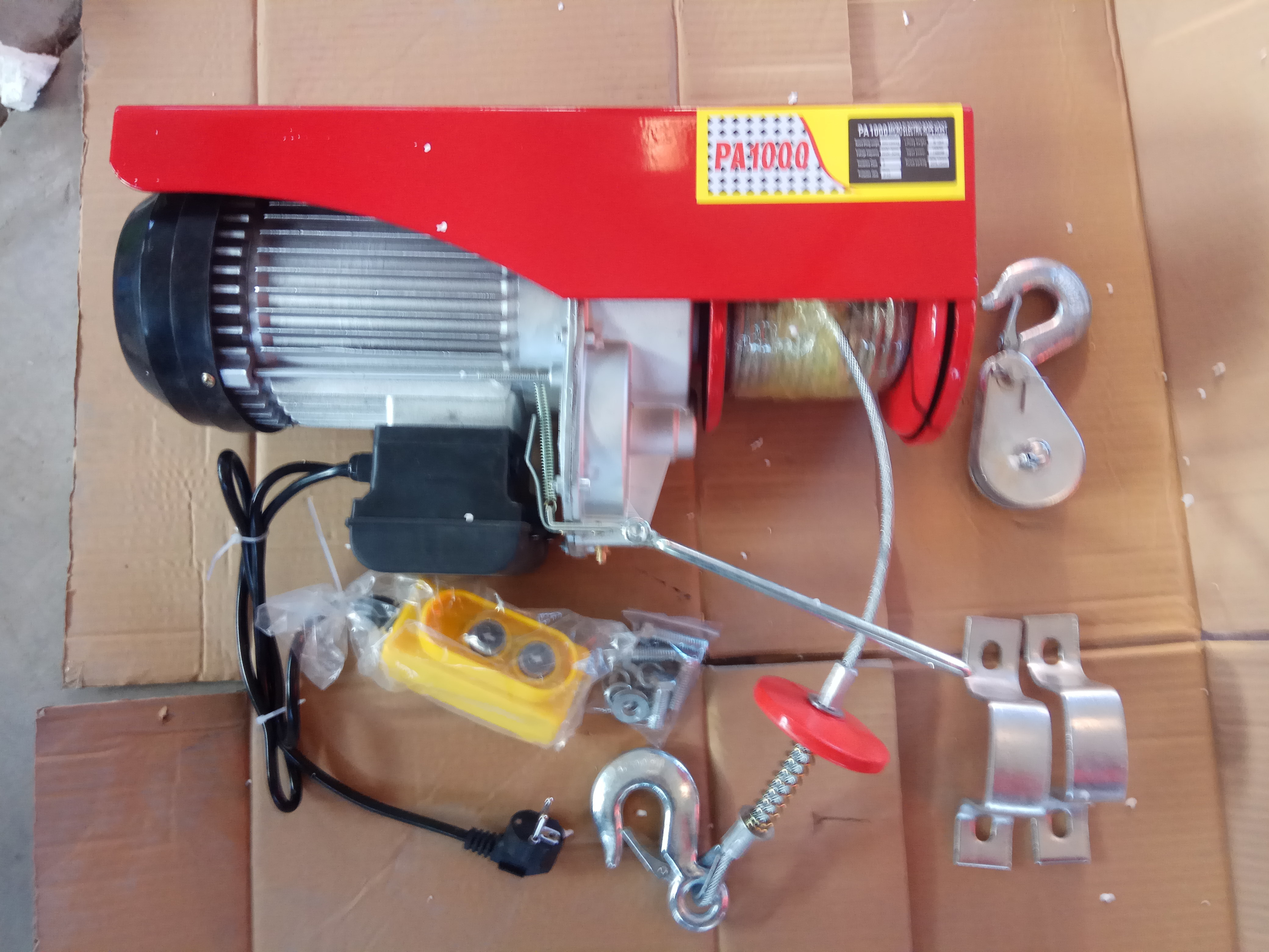 PA300 Electric Lifting Hoist Household Small Electric Hoist Winch Low Noise