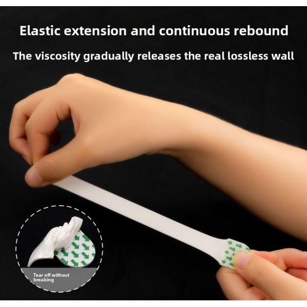 Acrylic Adhesive Removable for Magic Tape No Trace Back Arrow Tape for Photos Nail-Free Hook Artifact for Wide