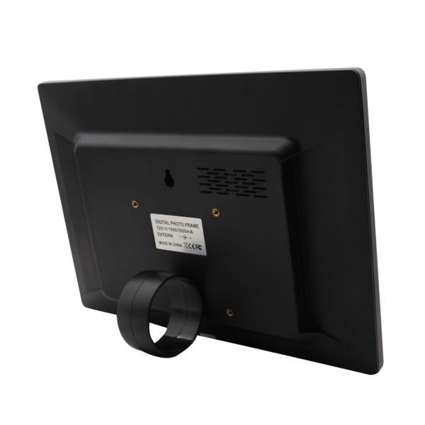 DC Input 12V 2A 12 Inch 1280*800px Wide Screen Digital Photo Frame
