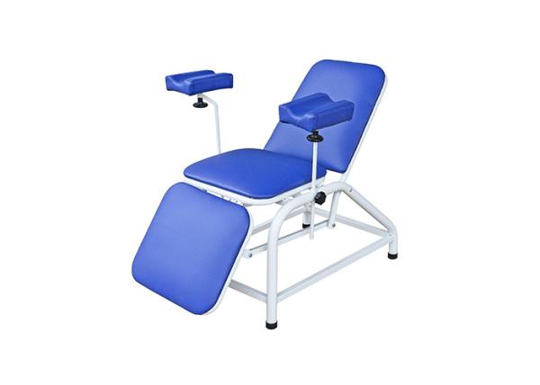 Backrest Adjustable Blood Bank Donor Chair Fixed Hight