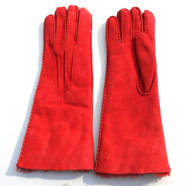 wholesale winter long leather gloves