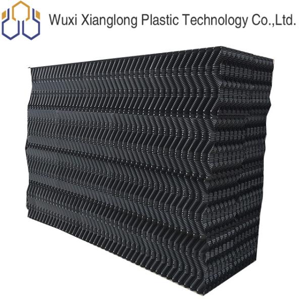 Black Blue PVC Cooling Tower Fill Pack Honeycomb Fill 500mm 0.32-0.6mm