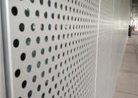 Parede de cortina de metal perfurada decorativa de painel de corte a laser