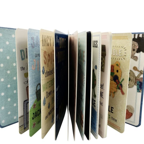 UV SGS Childrens Cardboard Books Printing CMYK Color Printed Educational