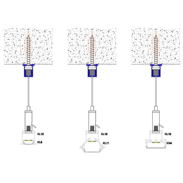 Spary Caoting Suspended LED Aluminium Profile Sandblasting 6063 T5